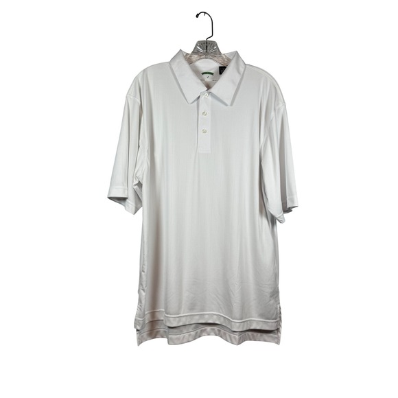 SKINS GAME Performance Dry Ply Golf Polo, Bright White, Size Medium - Picture 1 of 7